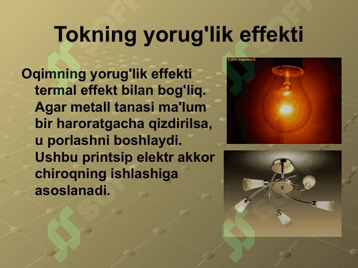 Elektr tokining harakatlari 8