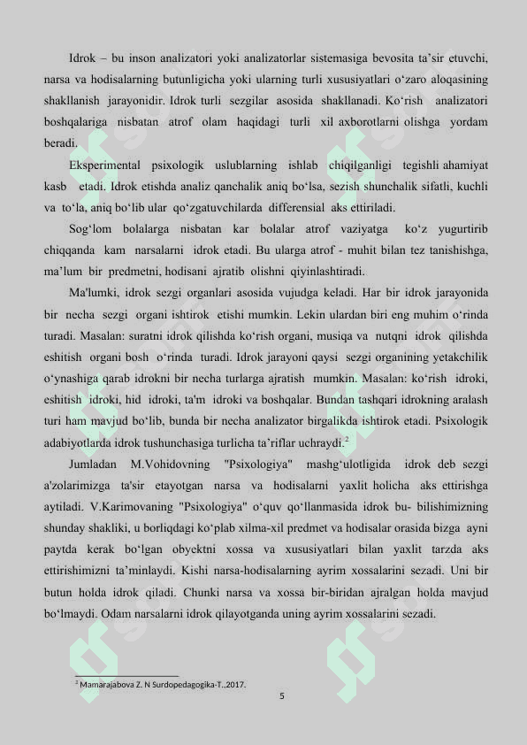 ESHITISHDA  NUQSONI  BOʻLGAN  BOLALAR  IDROK  XUSUSIYATLARI 5
