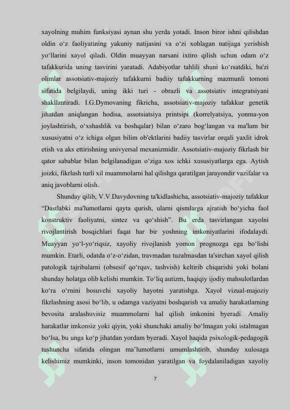 Maxsus ta’lim jarayonida xayol xususiyatlarini rivojlantirish usullari 7