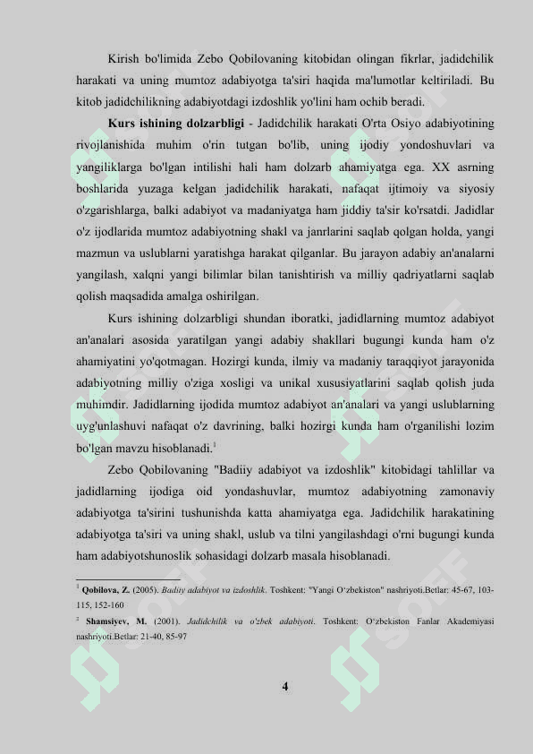 Jadidlar ijodida mumtoz adabiyot an’analari. 4
