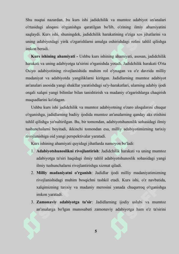 Jadidlar ijodida mumtoz adabiyot an’analari. 5