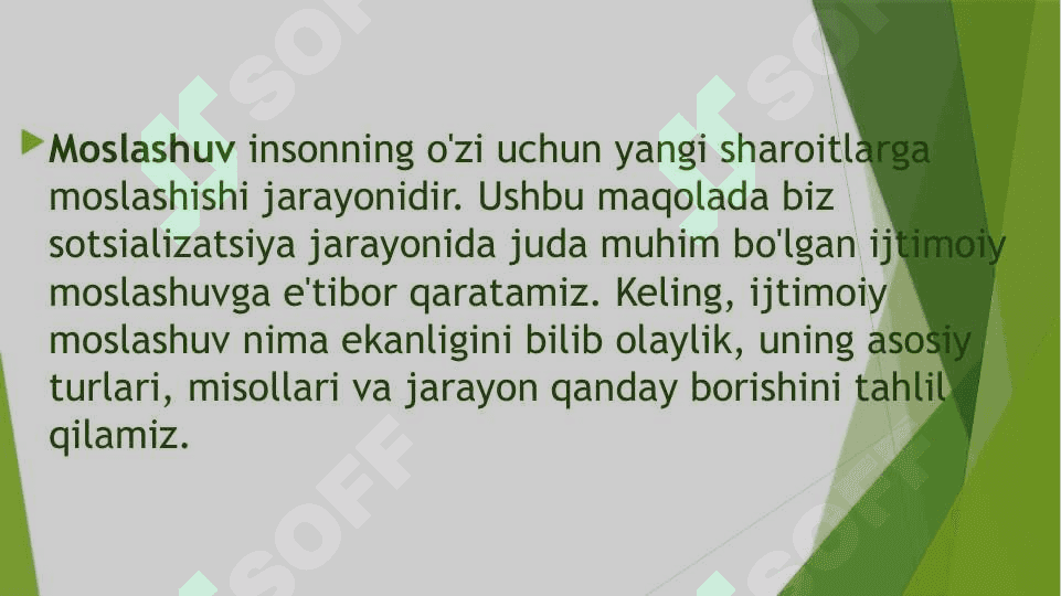 Shaxsning ijtimoiy moslashuvchan dunyoqarashi va psixologiyasi 3