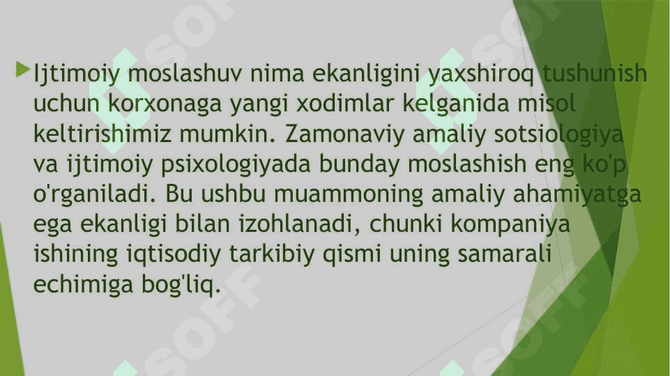 Shaxsning ijtimoiy moslashuvchan dunyoqarashi va psixologiyasi 7