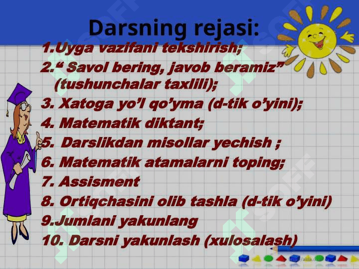 Kvadratlar ayirmasiga doir  misollar yechish DA.pptx 2