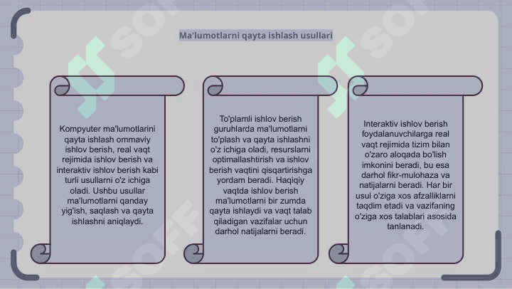Kompyuterda maʼlumotlarni qayta ishlash 6