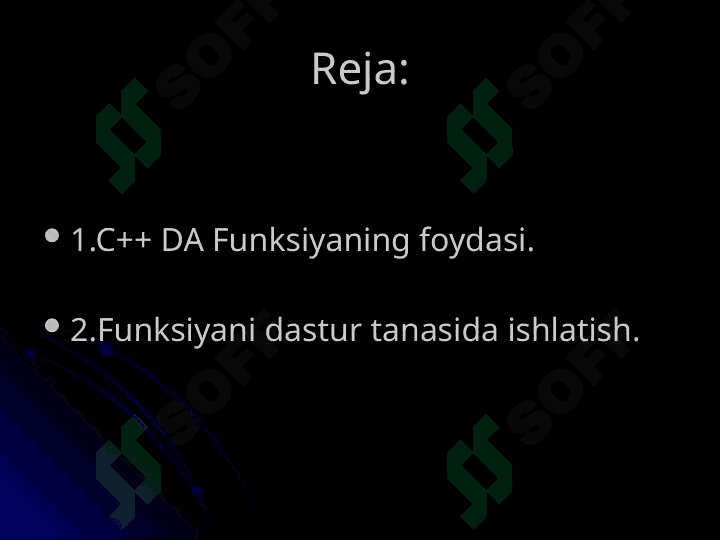 funktsiyalar va ularni yaratish 2