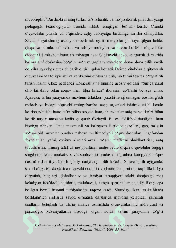 SAVOD O‘RGATISH DARSLARIDA KO‘RGAZMALI VOSITALARNI O‘RNI VA AHAMIYATI 6