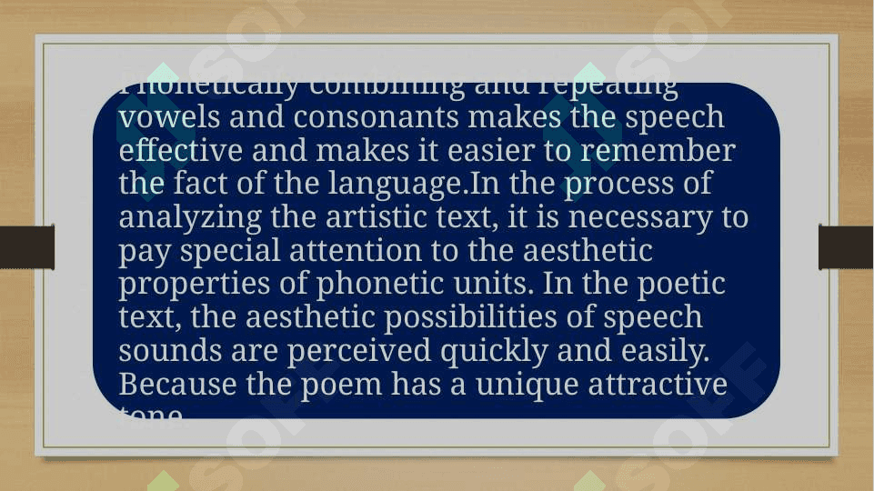 Phonetic stylistic devicesonomatopoeia, alliteration and assonanceni 4