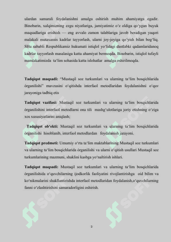 Mustaqil soz turkumlari va ularning taʻlim bosqichlarida òrganilishi 3