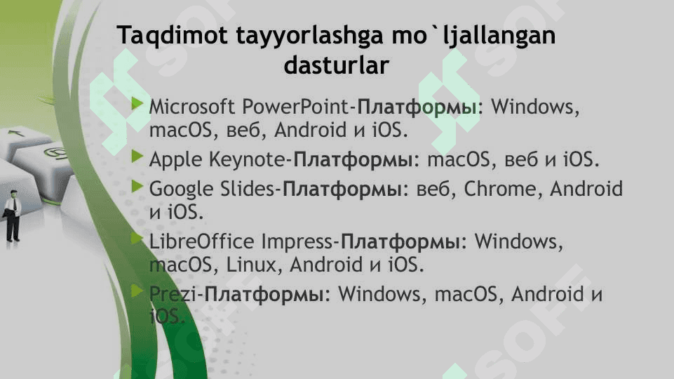 TAQDIMOTLARNI ISHLAB CHIQISHNING INSTRUMЕNTAL VOSITALARI 8