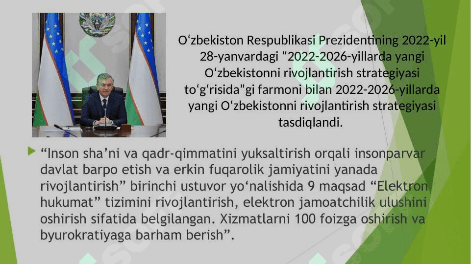 Elektron hukumat tizimining ishlash xususiyatlari 4