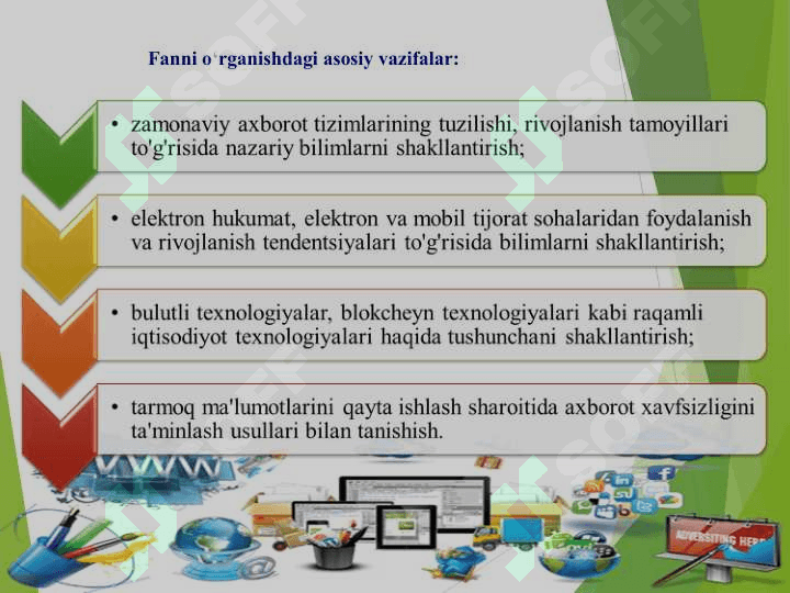 AXBOROT-KOMMUNIKATSIYA TЕXNOLOGIYALARINING IQTISODIYOTDAGI O‘RNI VA VAZIFALARI 7