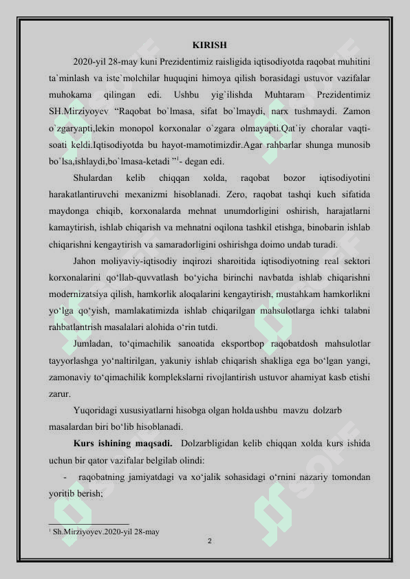 RAQOBATNING MAZMUNI VA MOHIYATI 2
