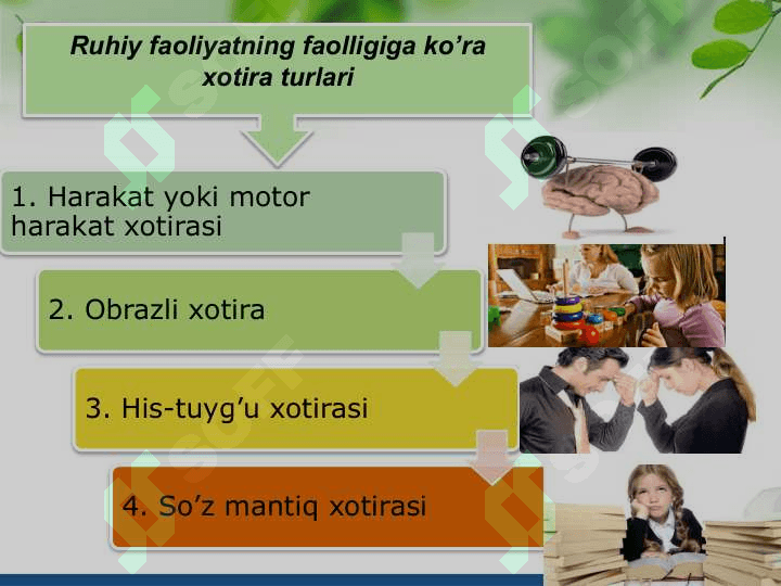 XOTIRADAGI  INDIVIDUAL FARQLAR VA RIVOJLANISHI. 2