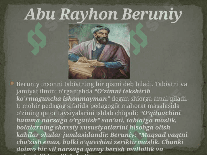 SHARQ VA G‘ARB MUTAFAKKIRLARINING YOSH AVLODNI HAR TOMONLAMA TARBIYALASHGA OID QARASHLARI. 4