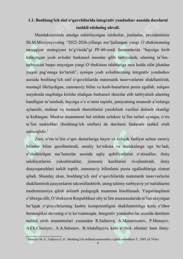 MATEMATIKADAN INTEGRATIV O‘QITISH SAMARADORLIGINI OSHIRISH OMILI SIFATIDA 5