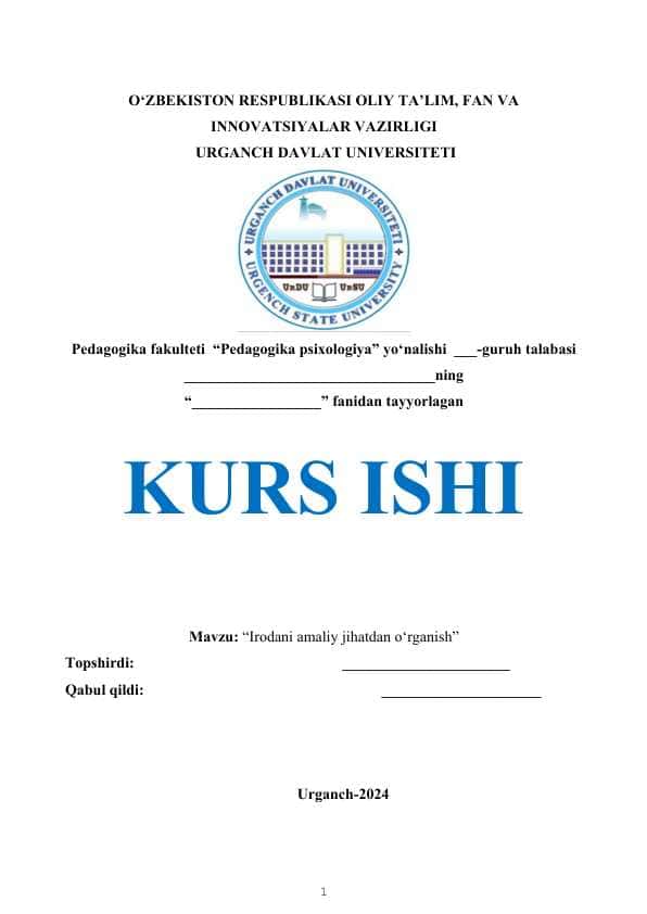 Irodani amaliy jihatdan o‘rganish 1