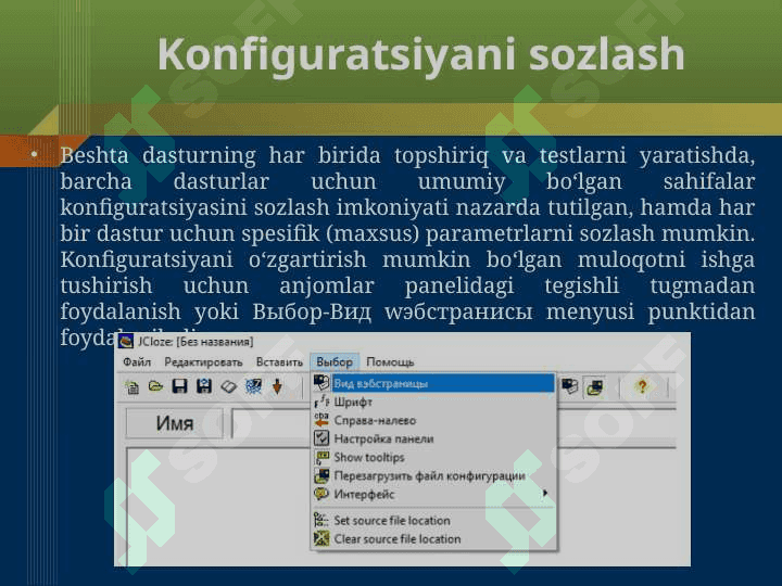 HOTPOTOTESDAN FAOYDALANIBMULTIMEDIALI OQUV KURSLARINI YARATISH.JCROSS VA JQUIZ BLOKLARI DASTURIDA ISHLASH 7