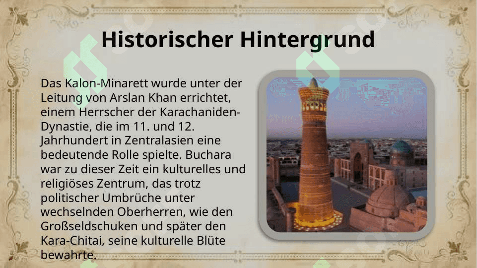 Das Kalon-Minarett 2