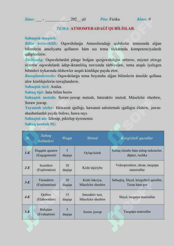 Atmosferadaǵı qubılıslar_5E 2