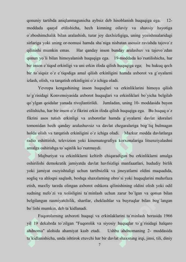 O‘ZBEKISTON RESPUBLIKASIDA OMMAVIY AXBOROT VOSITALARINING FAOLIYATI (O’ZGARISH VA MUAMMOLAR) 6