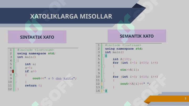 Istisno holatlarni qayta ishlash 3