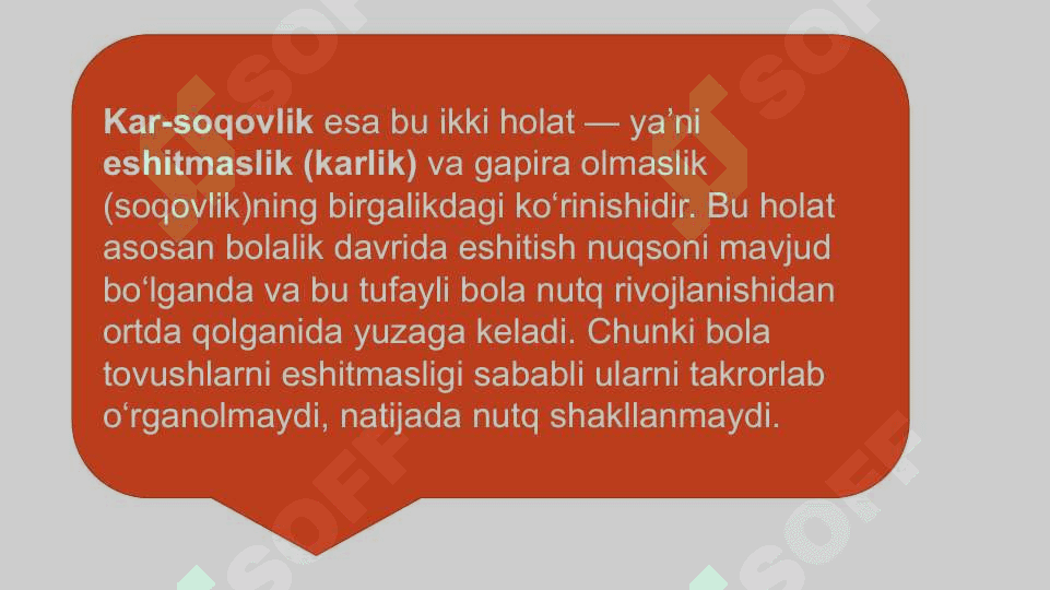 Bolalik yoshdagi kar soqovlik va karlik 4