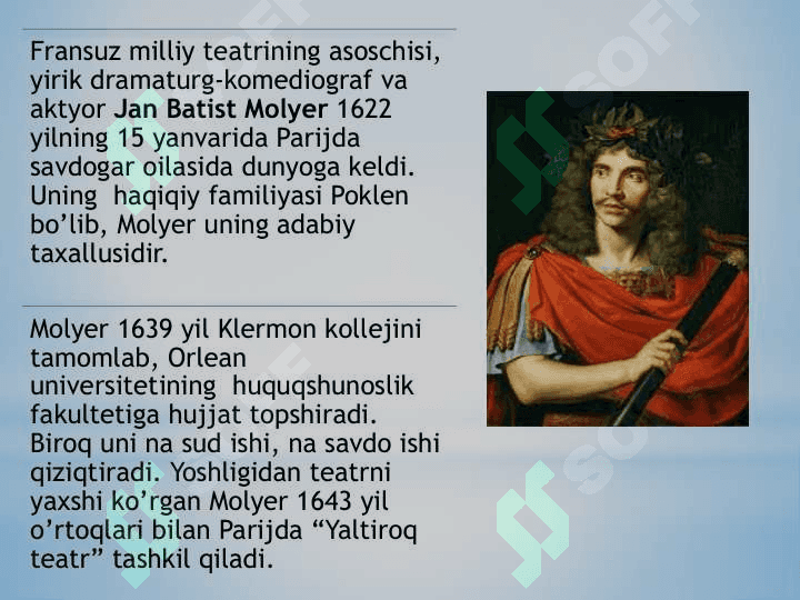 Jan Batist Molyer “Tartyuf” asari haqida 2