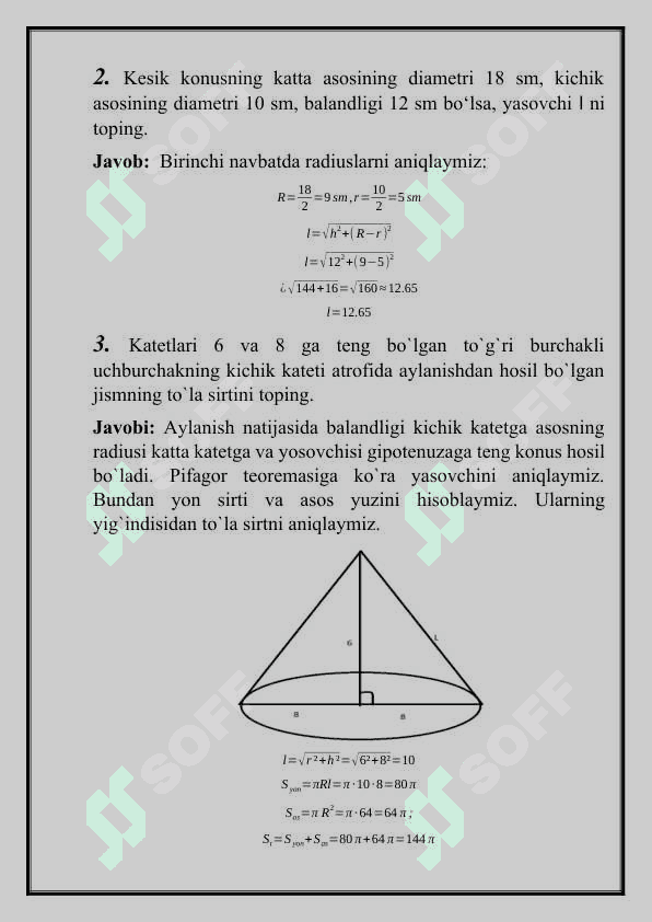 Konus kesimlari 3