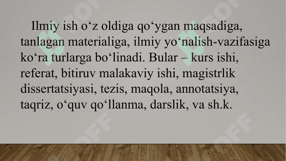 Ilmiy ish turlari 4