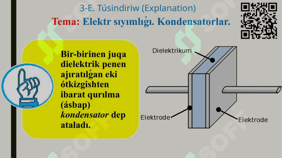 Elektr sıyımlıǵı. Kondensatorlar_5E 6