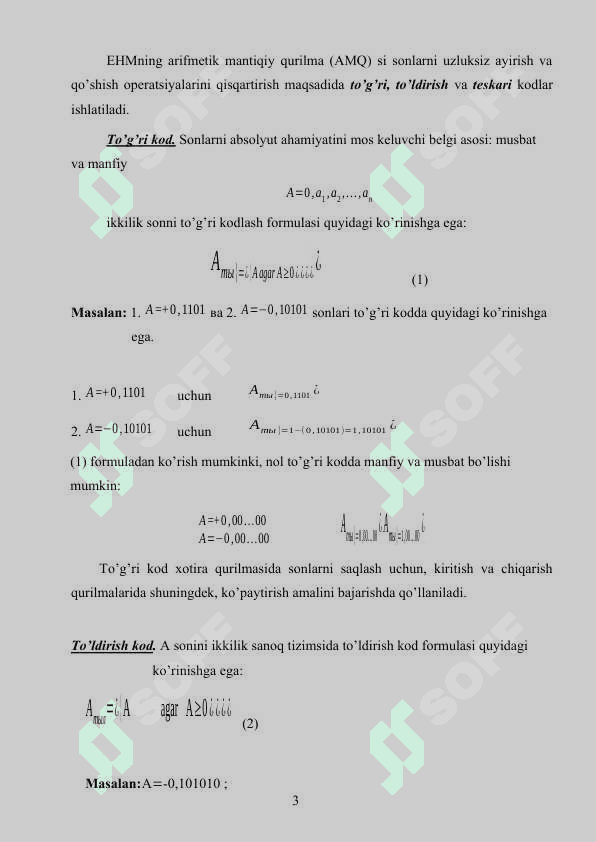 Axborotlarni o’lchov birliklari 3