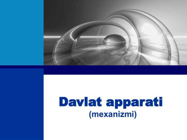 Davlat apparati 1