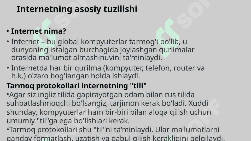 Standart tarmoq protokollari 5