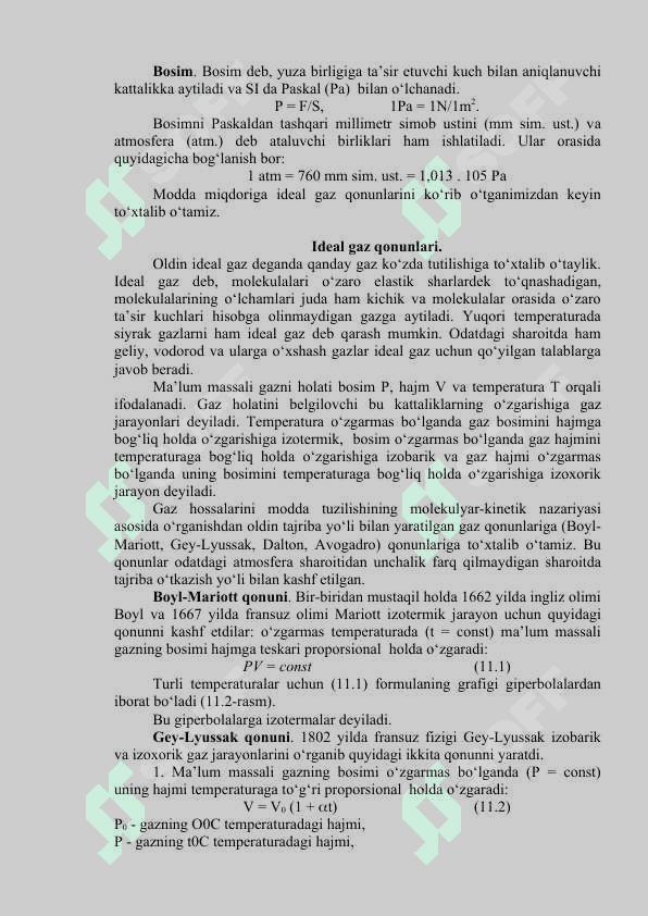 MOLEKULYAR KINETIK NAZARIYANING ASOSLARI 6