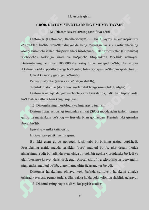 DIATOM SUVOʻTLARINING TUZILISHI, YASHASH MUHITI VA AMALIY AHAMIYATI.docx 7