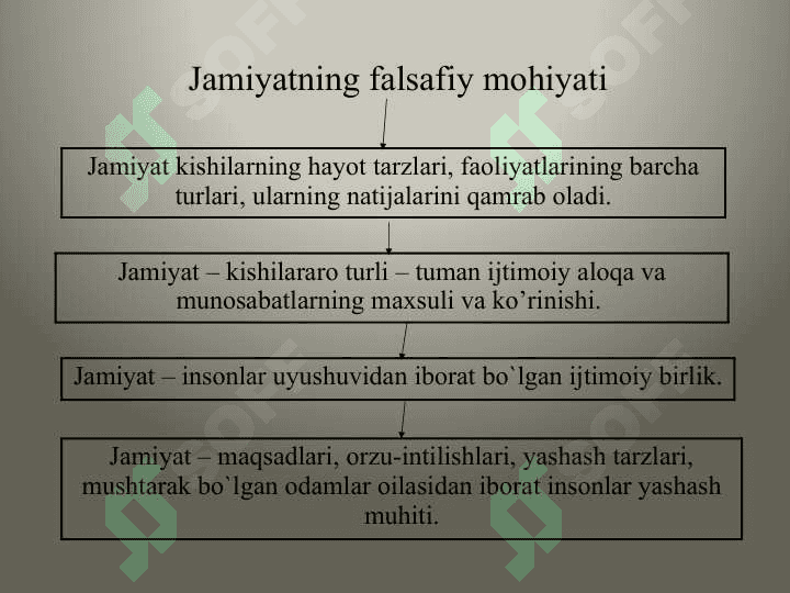 Jamiyat falsafasi. 7
