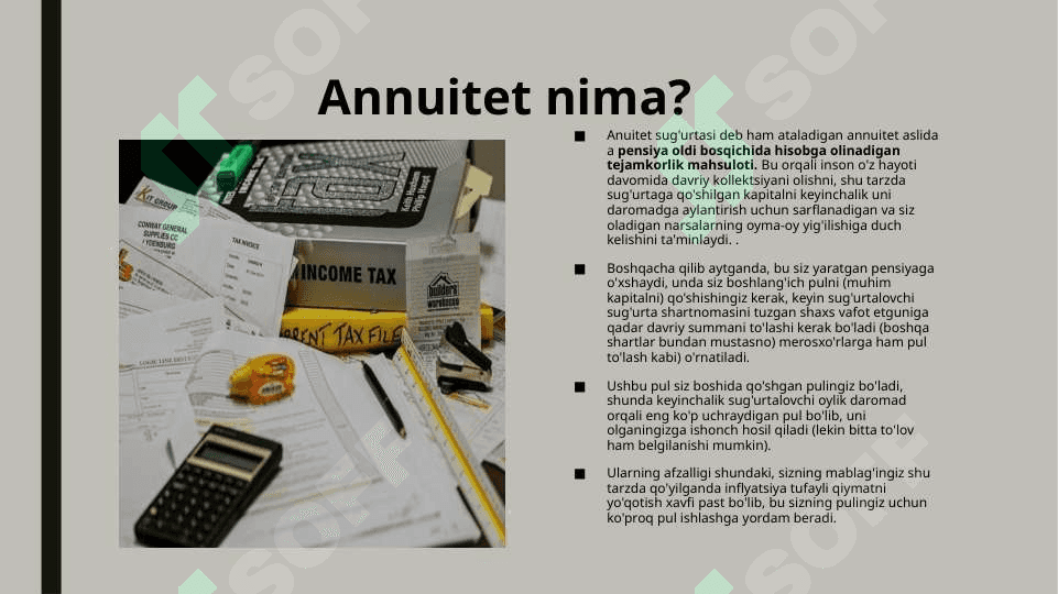 ANNUITET SUG’URTASI 4