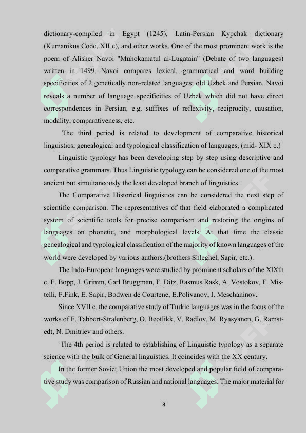 GENERAL CONCEPT OF MODERN 8
