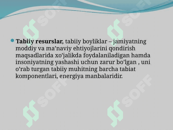 ATROF-MUHIT VA TABIIY RESURSLAR IQTISODIYOTI 3