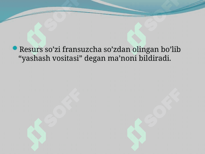 ATROF-MUHIT VA TABIIY RESURSLAR IQTISODIYOTI 4
