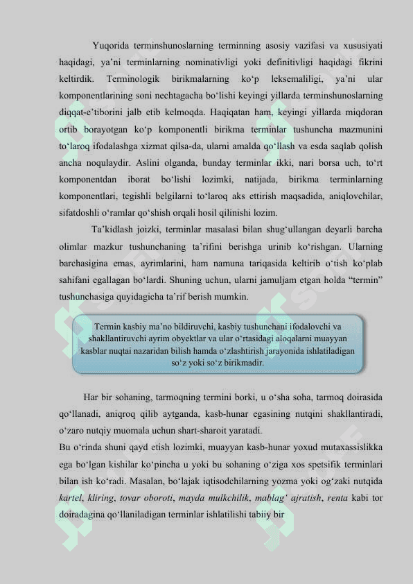 MUTAХАSSISLIKKA ОID  SO‘Z VA TERMINLARNING IMLOSI 3