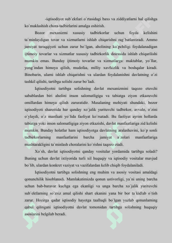 DAVLATNING IQTISODIYOTDAGI ROLI VA VAZIFALARI 6
