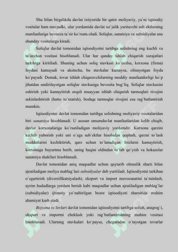 DAVLATNING IQTISODIYOTDAGI ROLI VA VAZIFALARI 7