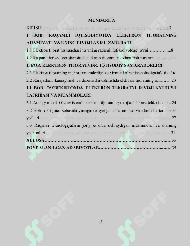 Raqamli Iqtisodiyotda elektron tijoratning rivojlanishi va uning ahamiyati 2