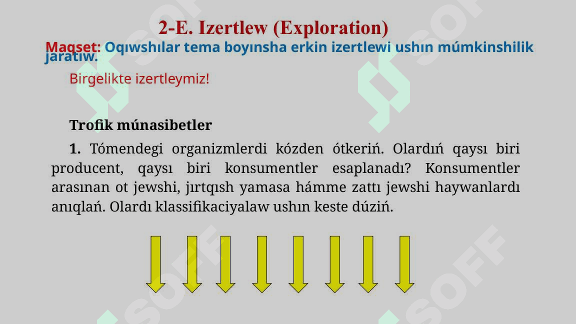 Azıq shınjırları hám azıq torı_5E 4