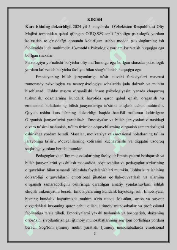 Emotsiya bilish jarayonlariga ta’sir etuvchi funksiyalari 3