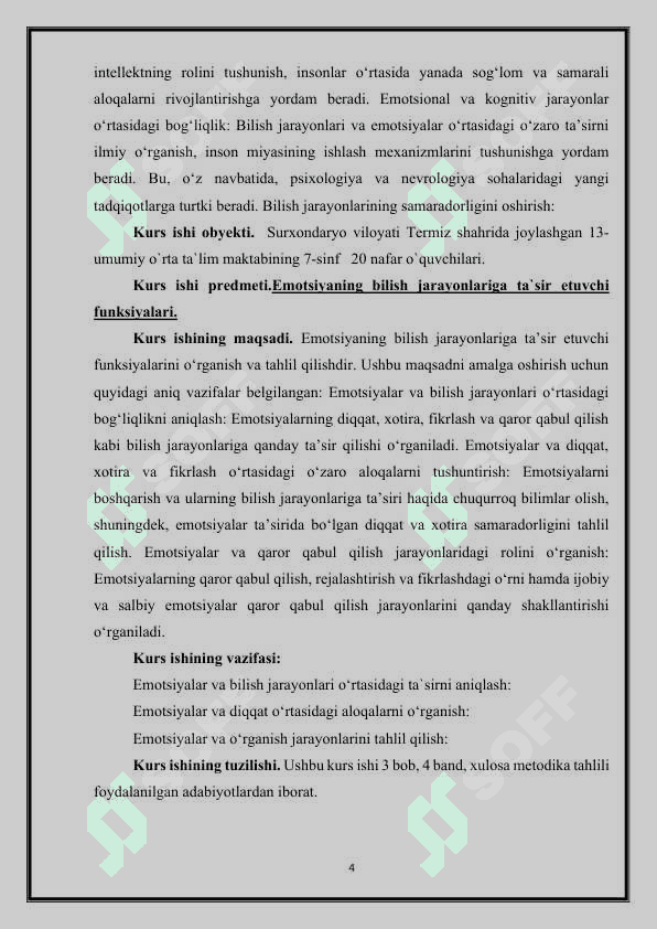 Emotsiya bilish jarayonlariga ta’sir etuvchi funksiyalari 4