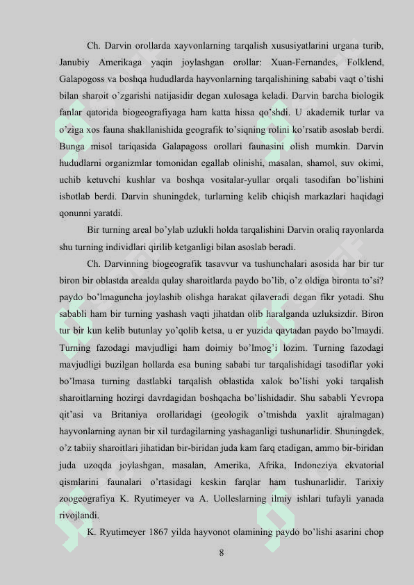 O‘RTA OSIYODA UCHRAYDIGAN SUDRALIB YURUVCHILAR XILMA-XILLIGI VA ULARNING EKOLOGIK GURUHLARI.doc 7