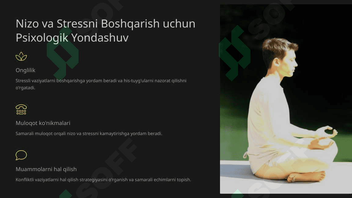 Biznes faoliyatida nizo va stressni boshqarish 4